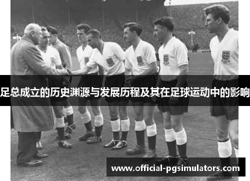 足总成立的历史渊源与发展历程及其在足球运动中的影响 足总成立的历史渊源与发展历程及其在足球运动中的影响
